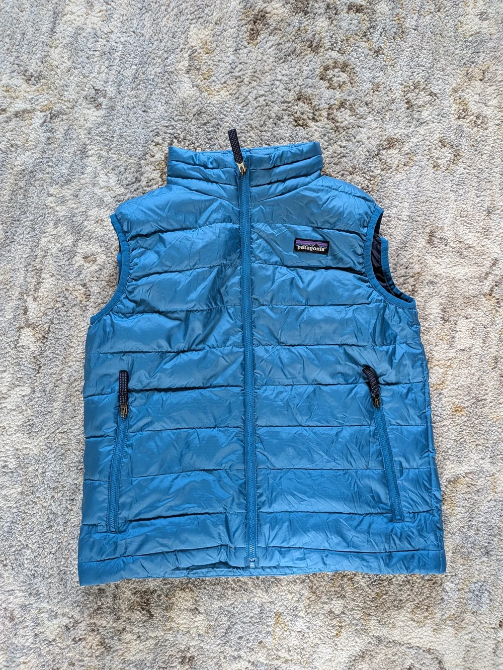 Patagonia Kids' Lightweight Puffer Vest - Blue